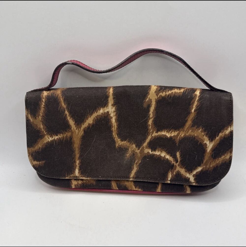 Rare Vintage D&G Dolce & Gabbana Animal Print Giraffe Mini Shoulder Bag Y2K